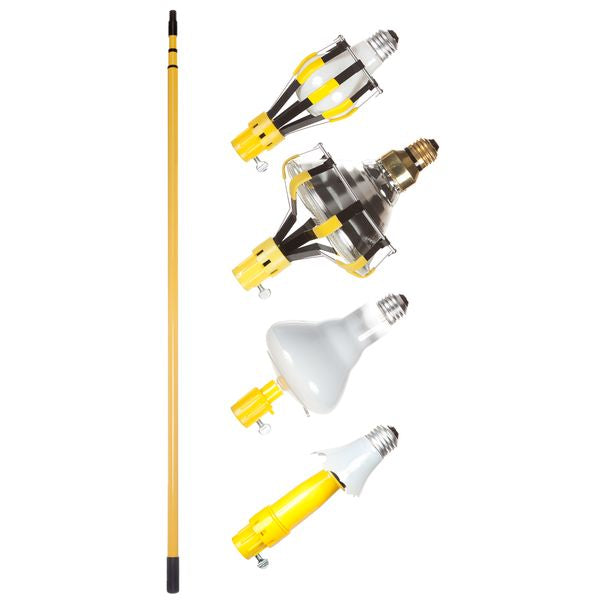 CE-600SDLB12: Light Bulb Changer w/11' 3-Section Stee