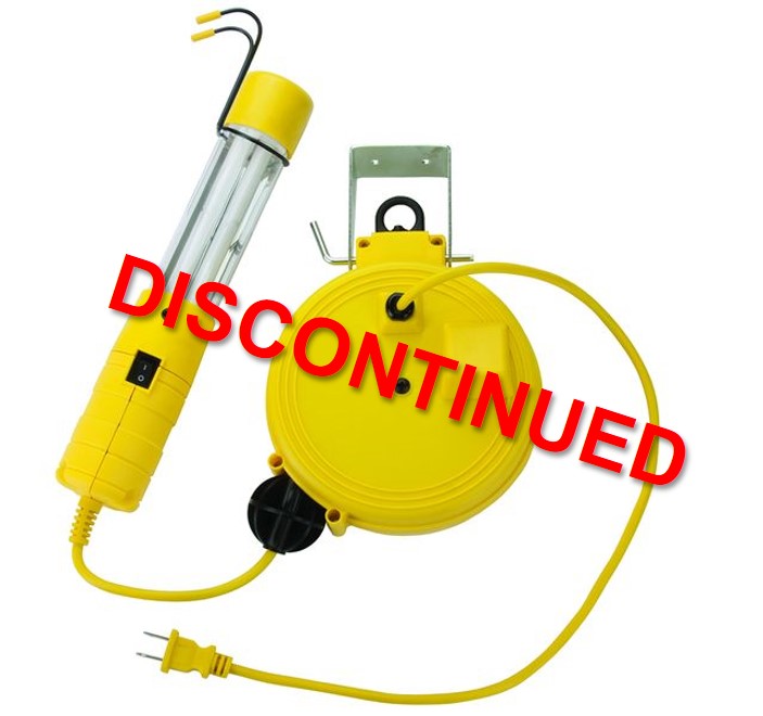 SL 651 13w Fluorescent Work Light on 20ft Retractable Reel