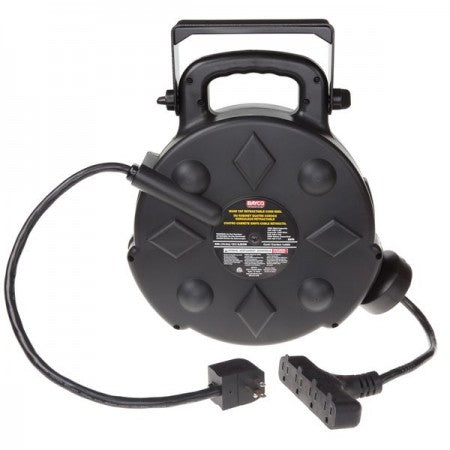 SL-8906: 50' Retractable Polymer Cord Reel w/All-Weather