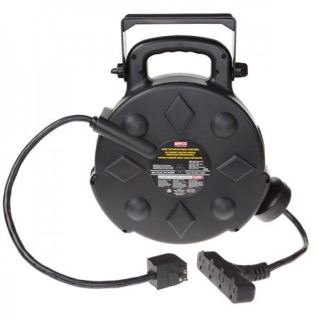SL-8906: 50' Retractable Polymer Cord Reel w/All-Weat