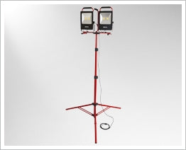 New Bayco 10,000 Lumen LED Work Light Stands Tall at 8’ Feet