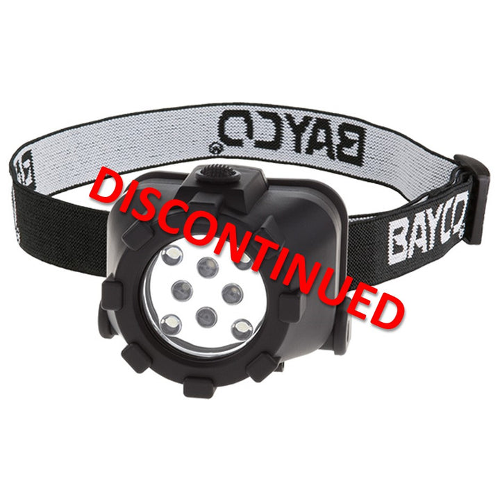 BAP-2208B2: Multi-Purpose LED Headlamp - 3 AAA