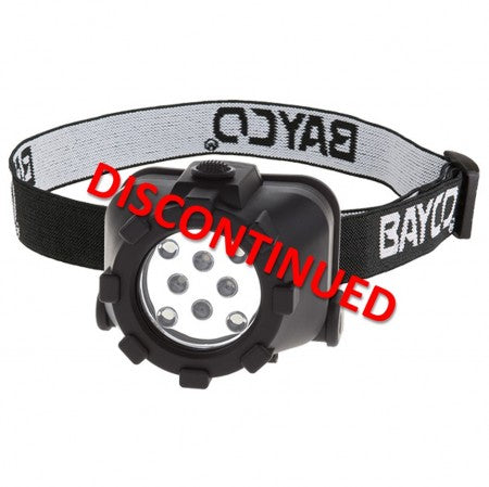 BAP-2208B2: Multi-Purpose LED Headlamp - 3 AAA