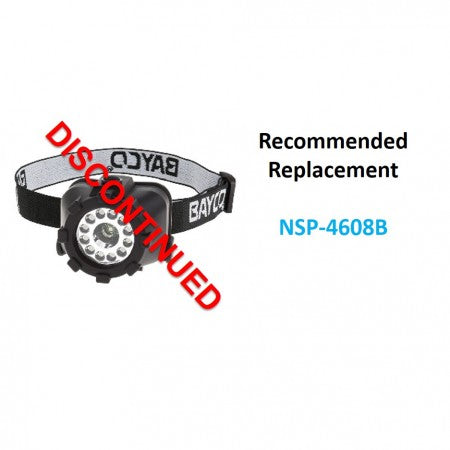 BAP-2212B2: Multi-Purpose LED Headlamp - 3 AAA