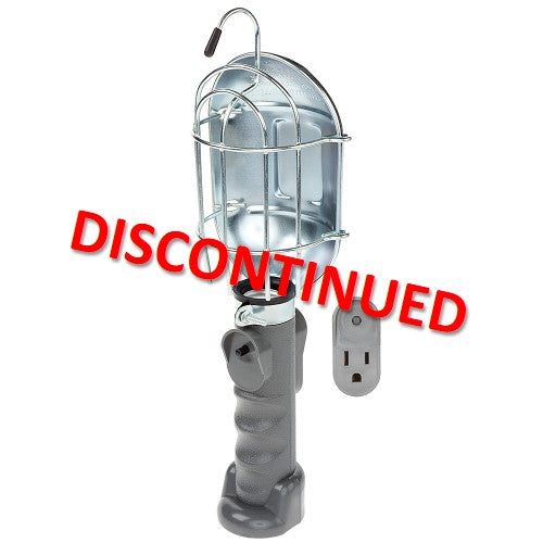 HD-425A: Incandescent Work Light w/Metal Guard & Single Outlet