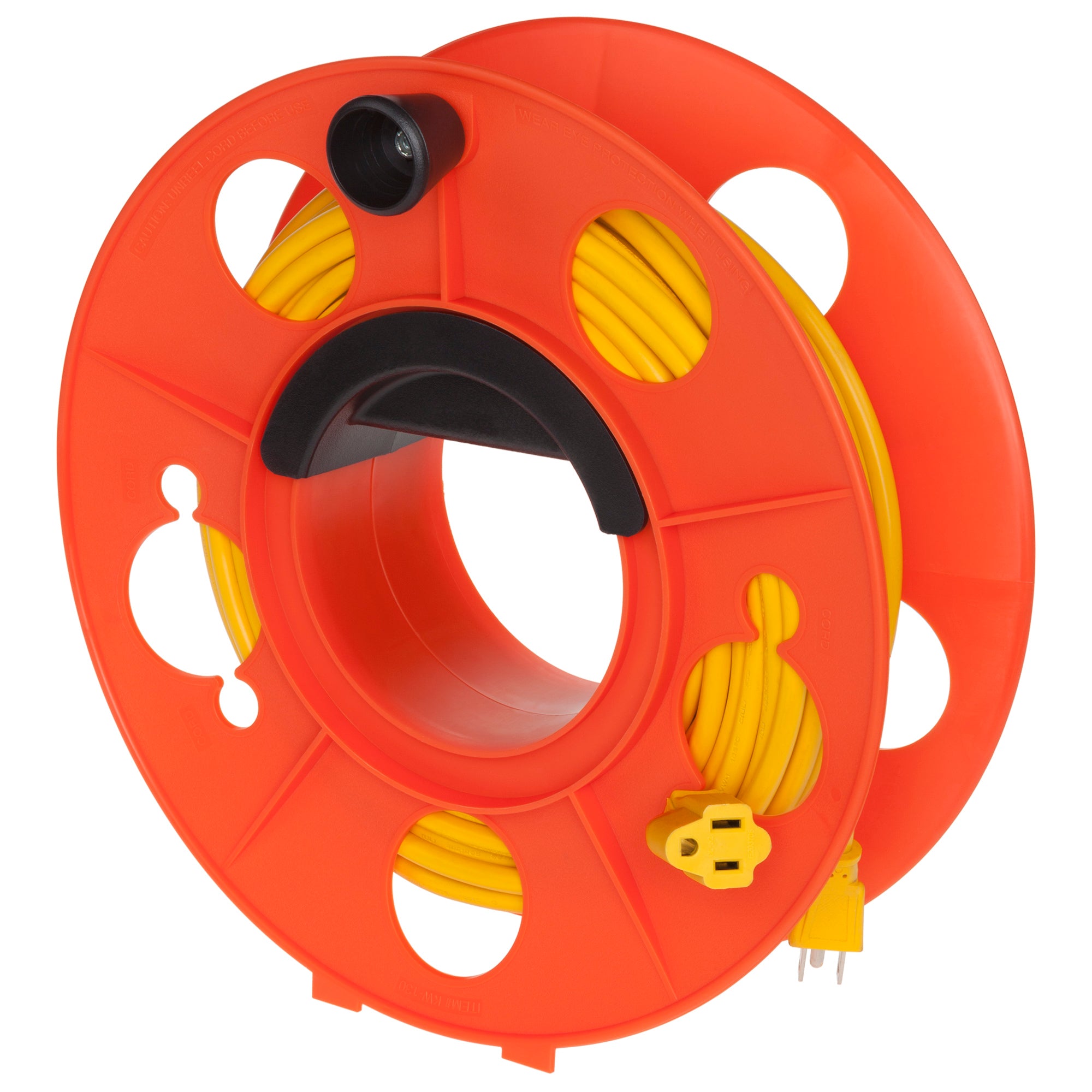 KW-130: Heavy Duty Cord Storage Reel w/Center Spin Handle – Bayco
