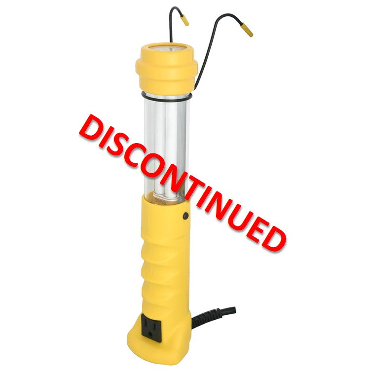 SL-907PDQ4: 13w Fluorescent Work Light w/Spotlight & Single Outlet