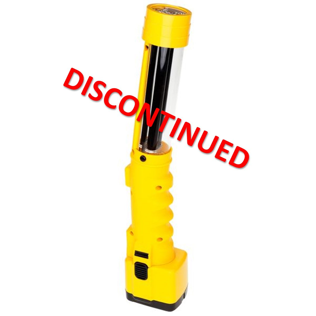 UVR-9014G: 13w UV Fluorescent Rechargeable Work Light w/Two Dual-Capacity Batteries, Case & Yellow Safety Glasses